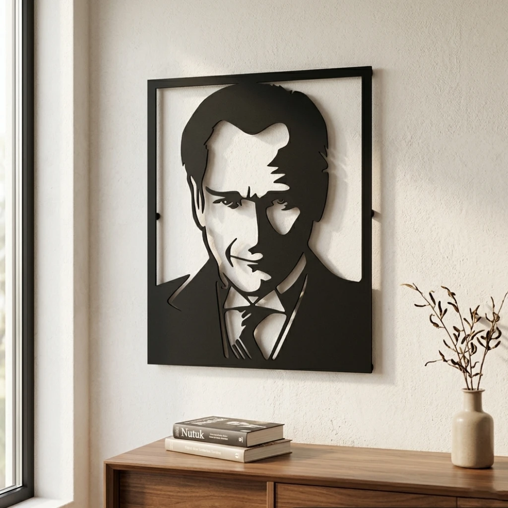 Atatürk Portresi Duvar Dekoru